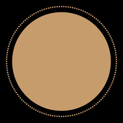 Boho Minimalist Beige Gold Symbol Silhouette. Boho Poster Print Template. Boho Graphic Element Icon Pattern Background