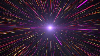Speed Light Cosmic Travel with Light Beam