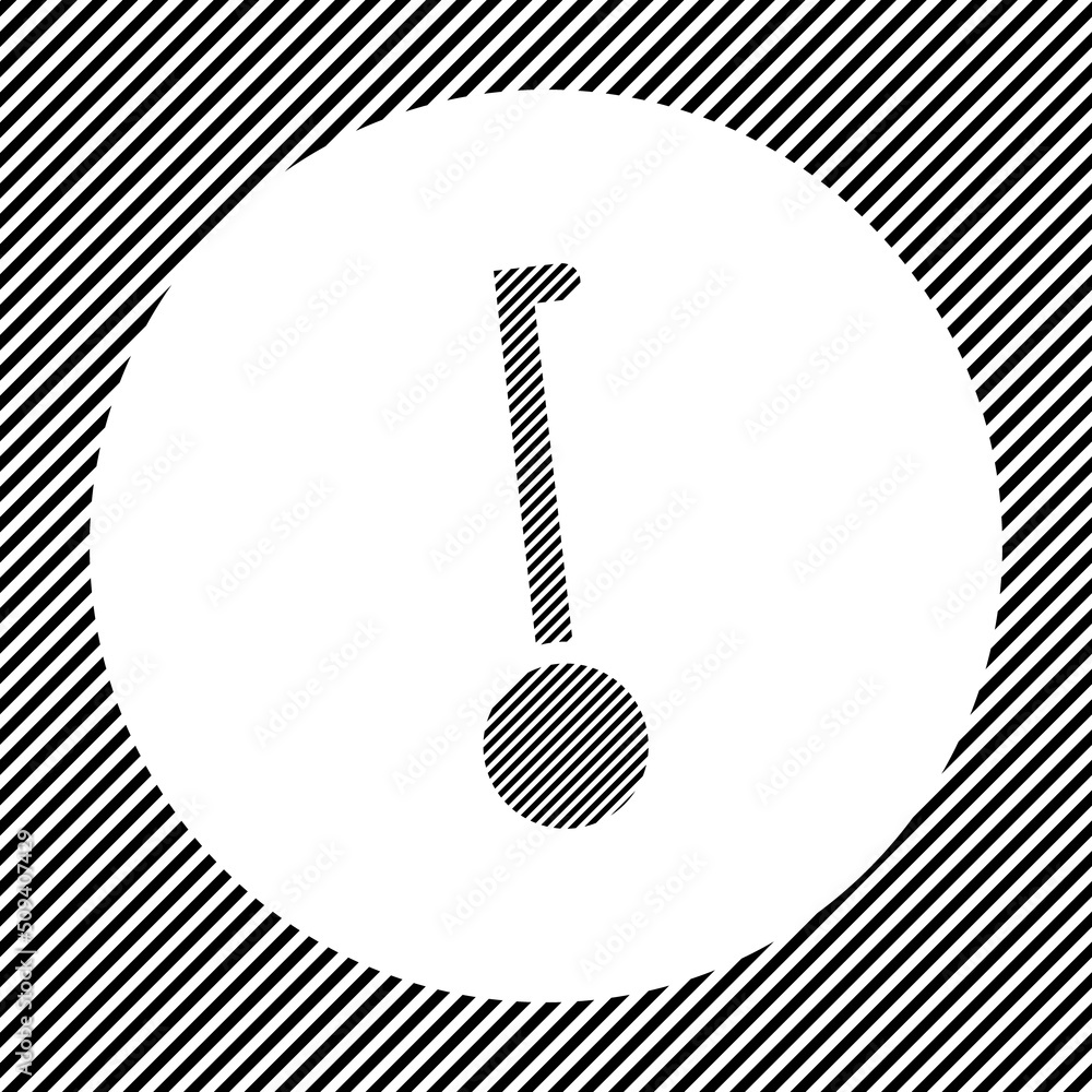 Poster a large gyroscooter in the center as a hatch of black lines on a white circle. interlaced effect. se