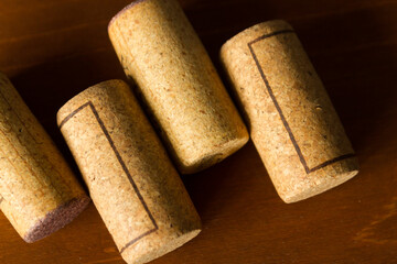 Wine corks background.