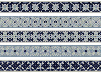 Seamless decorative borders