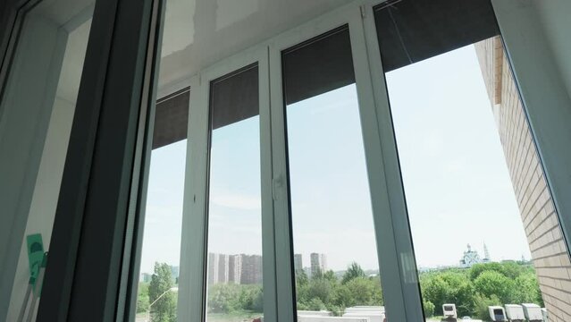 roller shutters for windows in the apartment on the sunny side. 