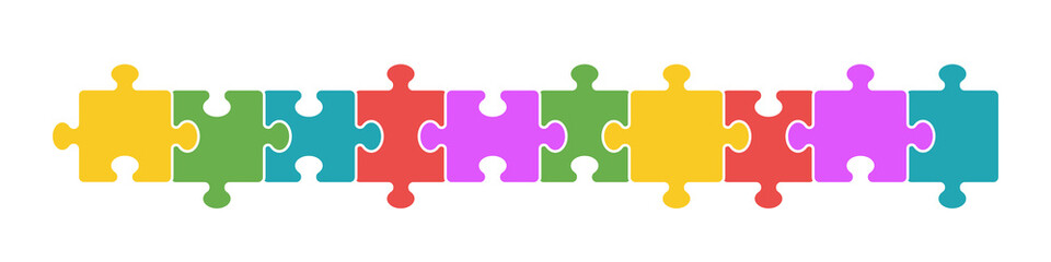Fototapeta premium Puzzle icon symbol simple design