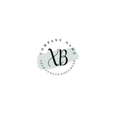 XB Beauty vector initial logo