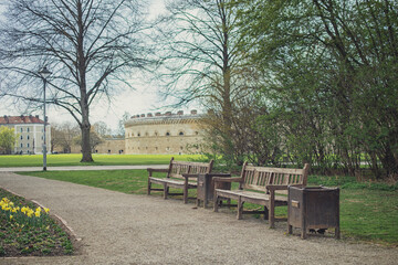 summer view of the park, Ingolstadt	