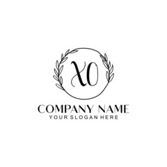 XO Beauty vector initial logo