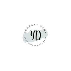 YD Beauty vector initial logo