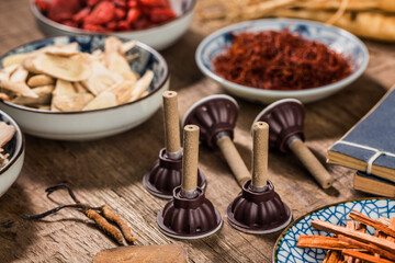 Chinese traditional medicine moxibustion,Moxibustion therapy,