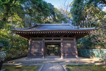 国分寺仁王門　市重要有形文化財　仁王門　国分寺