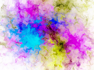 Abstract background illustration, modern hipster futuristic fractal flame graphic. colorful surreal poster, banner