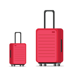 travel stroller suitcase bag isolated jpeg image luggage illustration that symbolize travelling and getting new emotions, suitcase  with pockets isolated on white background jpg image illustration