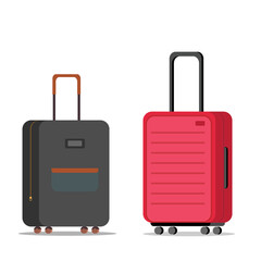 travel stroller suitcase bag isolated jpeg image luggage illustration that symbolize travelling and getting new emotions, suitcase  with pockets isolated on white background jpg image illustration