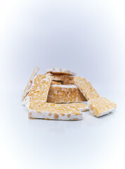 Tempeh isolated on a white background