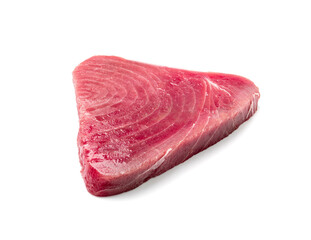Raw Tuna Steak Isolated