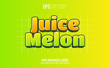 green gradient color text effect easy to edit