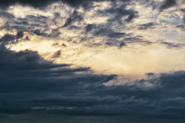 Fototapeta na wymiar dramatic sky