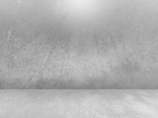 Concrete wall background for displaying products in 3d.
