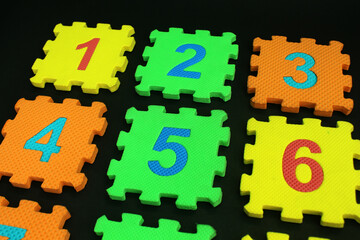colorful numbers puzzle