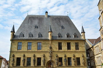 Das historische Rathaus der Stadt Osnabrück, Rathaus des westfälischen Friedens, Niedersachsen