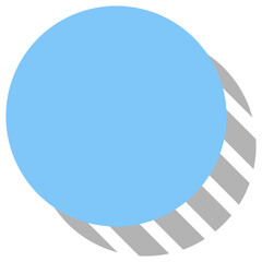 slant line circle banner
