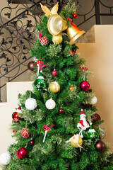 christmas tree with decorations