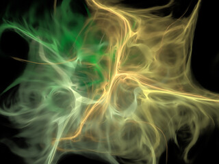 Abstract background illustration, modern hipster futuristic fractal flame graphic. colorful surreal poster, banner