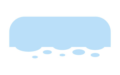 pastel art rectangle banner
