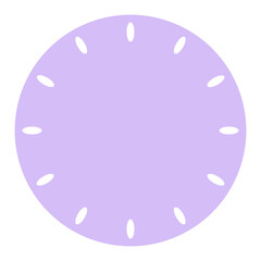 pastel circle frame
