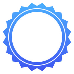 gradient badge element
