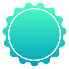 gradient badge element
