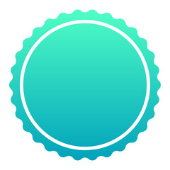 gradient badge element
