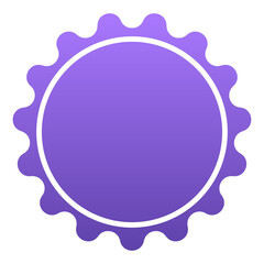gradient badge element
