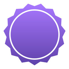 gradient badge element
