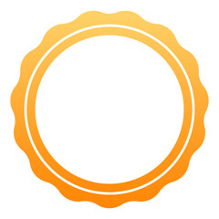 gradient badge element
