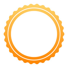 gradient badge element
