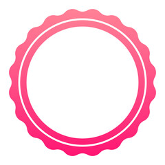 gradient badge element
