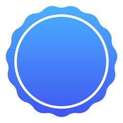 gradient badge element
