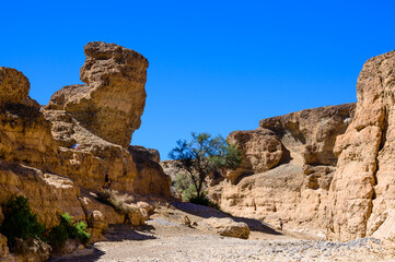 Fototapeta premium Sesriem canyon of Tsauchab river at Sossusvley, Namibia