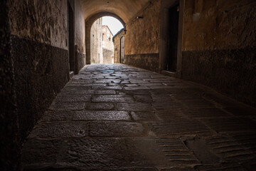 Marquis of Mirabel Palace passage, Plasencia, Spain