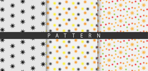 Abstract New pattern background colorful minimal geometric patterns set Free Vector 
