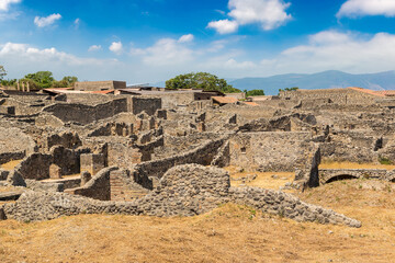 Pompeii city in Italy