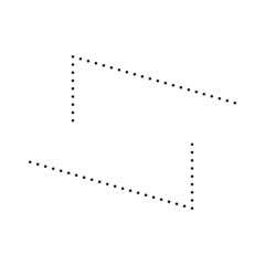 dotted corner edge frame
