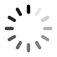 black loading circle
