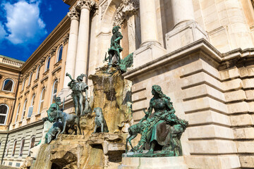Fototapeta na wymiar Matthias Fountain in Budapest