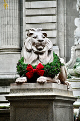 New York Public Library (NYPL) During Christmas in new york city