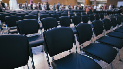 Fototapeta Empty chairs auditorium conference obraz
