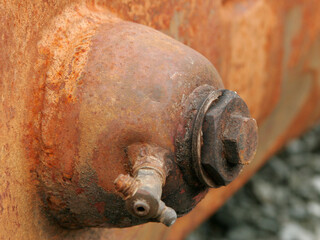 old rusty pump