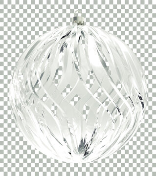 abstract christmas ball render png