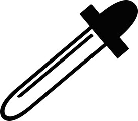 Vector illustration of an eyedropper icon