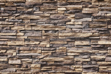 Texture of decorative facing stone, stone background.